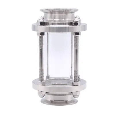 Stainless Tri-Clamp Sight Glass | 1.5  - Brewing Distilling Still Column TC • $48