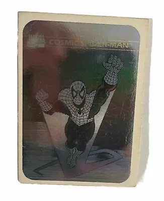 1990 Marvel Universe COSMIC SPIDER MAN Hologram Card MH1 • $0.99