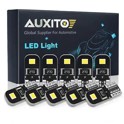 AUXITO White 10X T10 194 168 W5W COB WATERPROOF BRIGHT LED LIGHT BULB CANBUS • $13.99