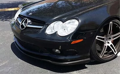 Mercedes R230 SL AMG  Euro Style Front Bumper Lip Spoiler Carbon Fiber CF USA • $469