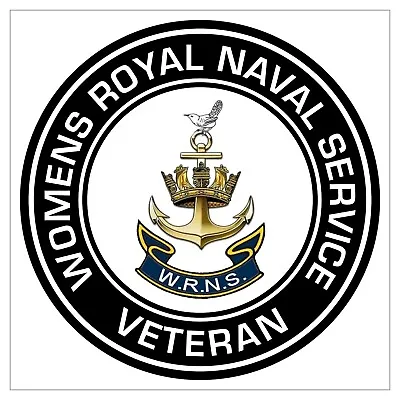 £2.69 • Buy WRNS Womens Royal Naval Service Veterans Sticker