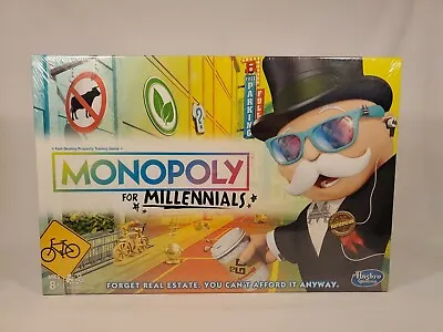 Hasbro Monopoly For Millennials Board Game  2018 - New Still Sealed  • $10