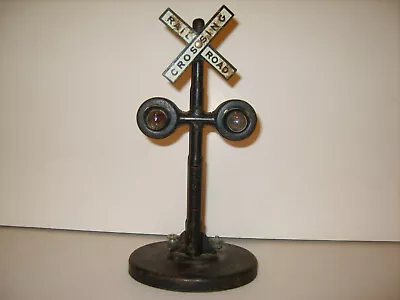 Marx Vintage Metal Crossing Signal (502g) • $19.99