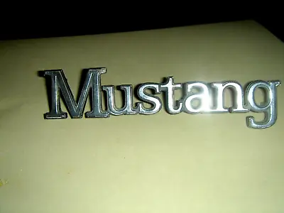 Ford OEM 1974-1978 Mustang II Front Fender Emblem Badge Logo Name D5ZB-16B114-AA • $7.79