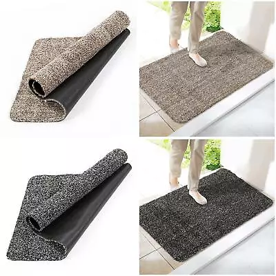 Magic Door Mat Absorbent Micro Fibre Washable Clean Step Indoor Outdoor Mat • £9.99