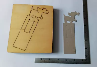 £10 • Buy Cross-Cuts Wooden Die - Dog Bookmark (Fits Sizzix Big Shot Machine)