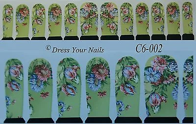 £1.25 • Buy Wraps Floral Flowers Nail Water Decals Transfers - Full Nail Rose Tulip- List #1
