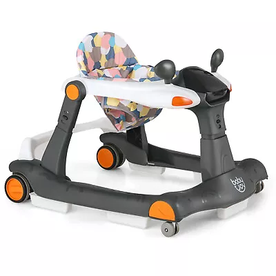 Babyjoy Foldable Activity Push Walker Baby 2-in-1 Walker W/ Adjustable Height • $57