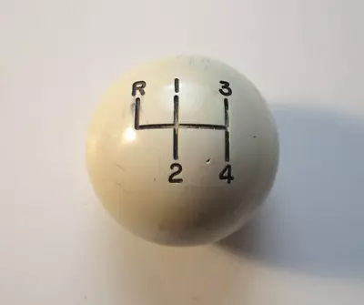 Vintage Hurst White - Ivory 4 Speed Shifter Knob • $45