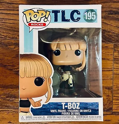 MINT ~  Funko Pop! Rocks: TLC - T-BOZ #195 ~ Bobblehead ~ SHIPS DOUBLE BOXED • $4.50