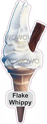 Ice Cream Van Sticker Ice Cream Cone Flake Whippy 99 Decals (see Variations) • £2.95