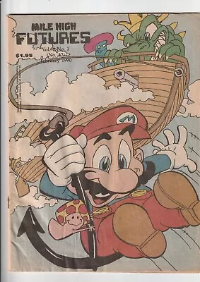 Mile High Futures #52 Feb 1990 Super Mario Cover Precede Nintendo Comics System • $75