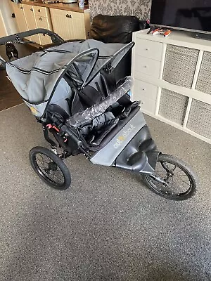 Out N About NIPSP-02SGV4 Double Pushchair - Steel Grey • £250