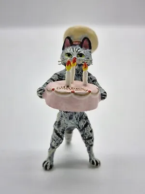 $199.95 • Buy Fritz Bermann Wein Austrian Bronze Chef Cat Birthday Cake