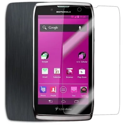 Skinomi Full Body Brushed Steel Phone Skin+Screen Guard For Motorola Electrify 2 • $17.56