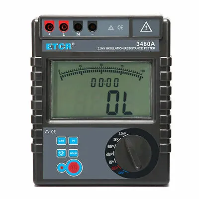 Insulation Tester Megohm Meter Insulation Resistance Measurement 5000V 400GΩ 2mA • $445.58