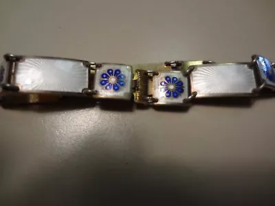 #53-vintage D- A Norway Sterling Silver Bracelet-beautiful And Old • $249