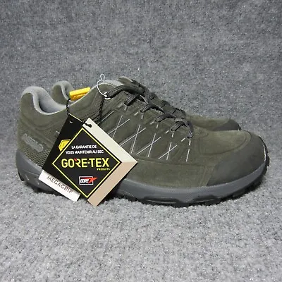 Asolo Gore-Tex Hiking Shoes Womens Size 7.5 Olive Green Vibram Waterproof NEW • $84.99