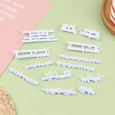 DIY Alphabet Letter Cake Mold Blessing Cookie Biscuit Stamp Embosser Cut~pd • £5.30