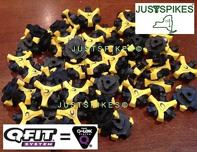 12 STINGER YELLOW Q Fit Q Lok Golf Spikes Cleats Softspikes Champ Justspikes • $13.64