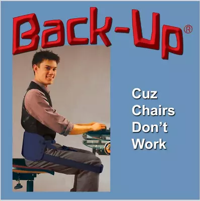 Nada-Chair Deluxe Back-up Lumbar Support - Ergonomic Frameless Chair Sling • $20