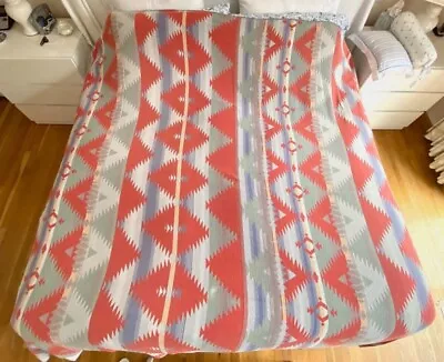 RARE VINTAGE - RALPH LAUREN NAVAJO / AZTEC 96 X 90  BLANKET EXCELLENT CONDITION! • $360