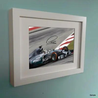 Lewis Hamilton Signed F1 Champ 2014 Photo Photograph Picture Print Autograph 3w • £20