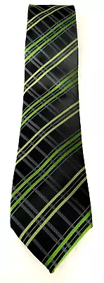 Mens Tie Necktie Skinny Little Black Tie Polyester Multicolor 58.5 Long 2.5 Wide • $9.99