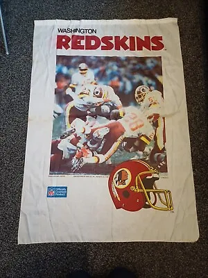 Washington Redskins Vintage 1989 Fabric Poster Photo Wall Hanging Nfl Nikry 42  • £37.49