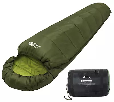 Andes Nevado 400 4 Season 400 XL Camping Hiking Mummy Sleeping Bag • £41.61