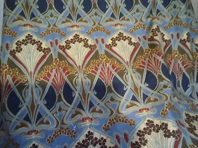 4.8 Metres Vintage Liberty Of London Classic Ianthe Pattern Curtain Fabric • £205