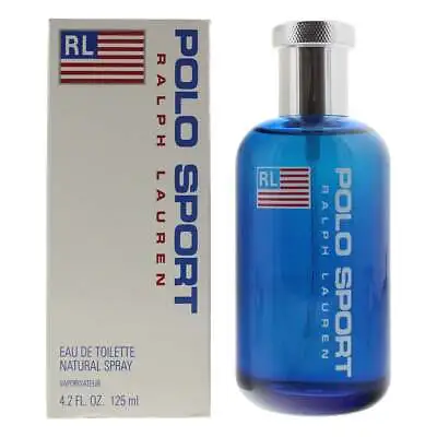 Ralph Lauren Polo Sport 125ml Edt Spray For Him - New Boxed & Sealed - Free P&p • £49.95