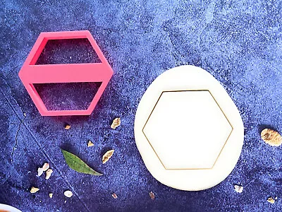 £4.79 • Buy Hexagon Cookie Cutter | Fondant Cake Decorating | UK Seller