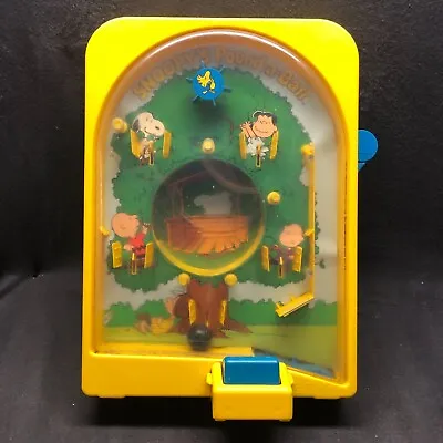 Vintage Snoopy Pound-a-Ball Arcade Pinball Game Peanuts 1978 Game Works CBS Toys • $15.99
