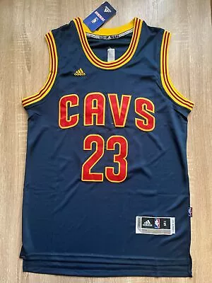 NBA CAVALIERS LEBRON JAMES #23BLUE Jersey  Swingman Authentic Vintage • £21.99