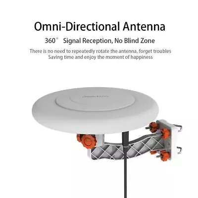 HDTV Outdoor Amplified TV Antenna 360° Omni-Directional Digital HD 1080P 4K • $37.99