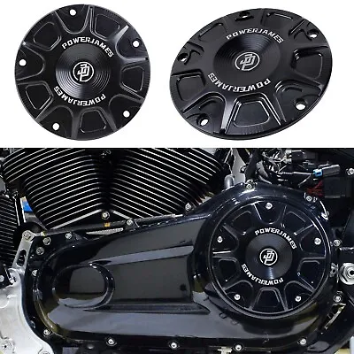 5 Hole Black Derby Cover For Harley Dyna 99-18 Softail 99-15 Touring 25441-04A • $63.95