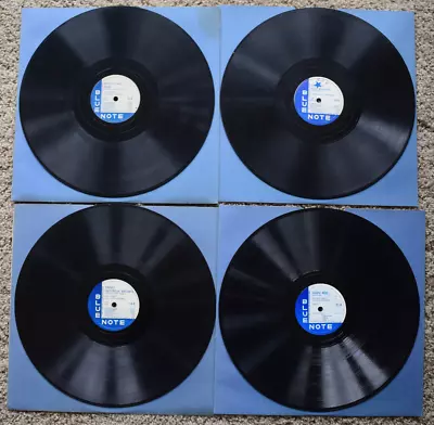 Blue Note 12  78rpm Collection Of 4. Numbers 313435 And 36 • $40