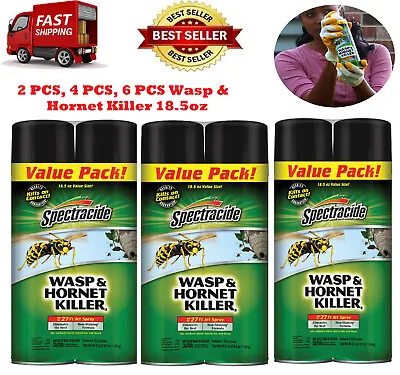 6 Pack Spectracide Wasp And Hornet Killer 18.5 Oz • $25.97