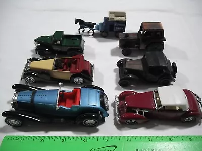 Lot Of 7 Assorted Car Auto Vehicles Classic Pickup Tractor Dairy O? Scale • $21.99