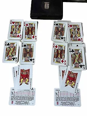 KEM Playing Cards JADE Design Complete With Box - READ • £17.37