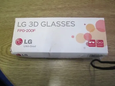 LG 3D Glasses FPG-200F BNIB Inc Clip On Glasses  • £10