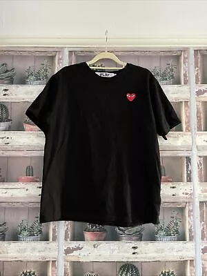 £4.99 • Buy Comme Des Garçons Play CDG Black T-shirt Large