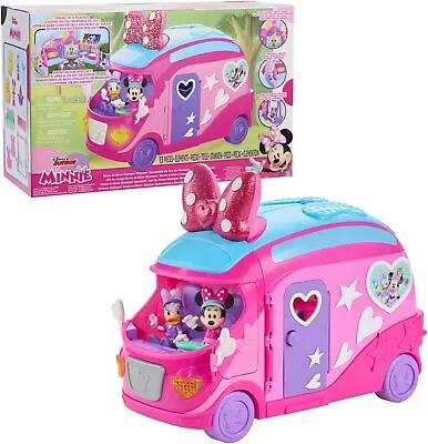 Disney Junior Minnie Mouse Bows-A-Glow Rolling Glamper 13pcs Figures And Playset • $39.99