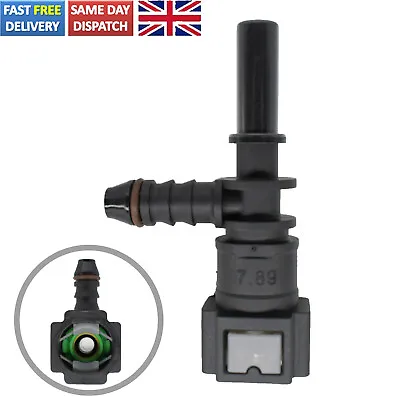 ID6 7.89 Female Bundy Tee Fuel Line Hose Coupler Quick Release Connector Connect • £5.48
