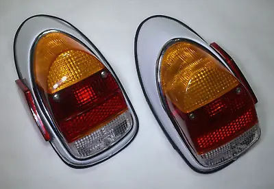 Tail Light Assembly Set Sidemarker Lens & Seals Volkswagen T1 Bug Beetle 1968-70 • $188.65