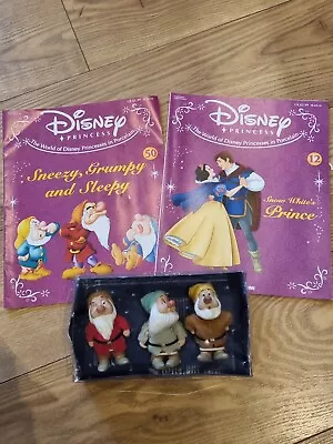 £17.99 • Buy Disney Priness Deagostini Grumpy Sleepy Sneezy Porcelain Doll & No 50 Magazine