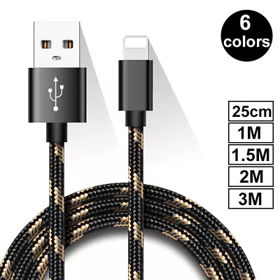 USB Charger Cable For IPhone 5 6 7 8 SE 11 XR XS 12 Fast Charging Data Sync Cord • $9.88