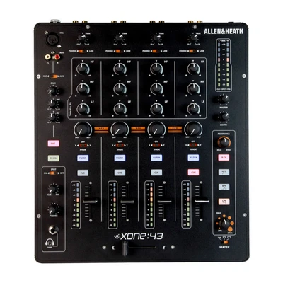 $999 • Buy Allen And Heath Xone 43 4 Plus 1 Channel Analog DJ Mixer