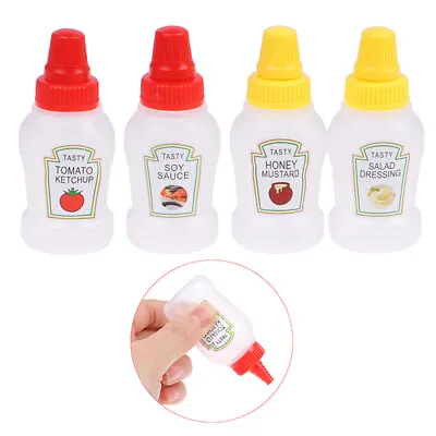 1PC Mini Seasoning Sauce Bottle Portable Ketchup Salad Dressing Contai-wq • £3.94